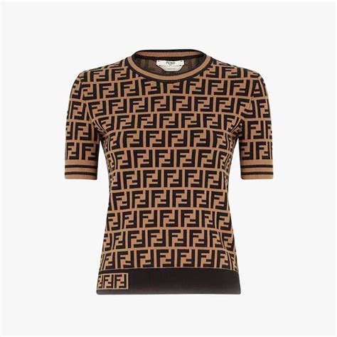 fendi ff mock neck|Fabric FF motif sweater .